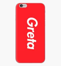 Hello My Name Is Greta Name Tag iPhone Case