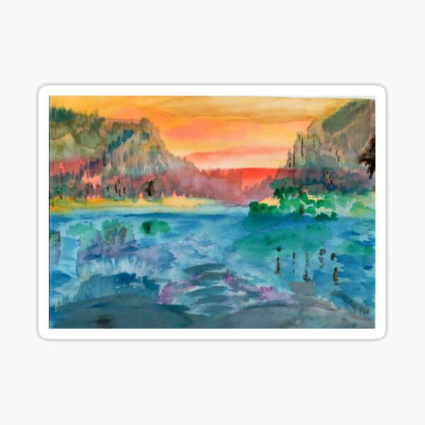 Europa Sunrise Sticker