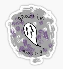 Ghostie "Living" Logo Sticker