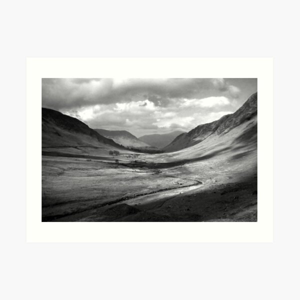 Newlands Valley b&w Art Print