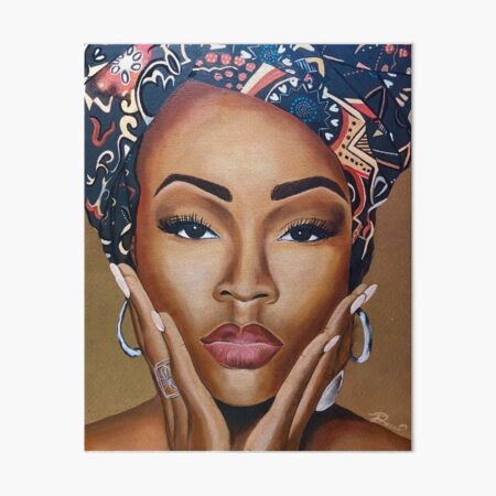 Brown Skin Art Board Print