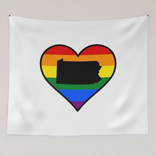 Item preview, Pennsylvania Pride Heart  designed and sold by fearcity.