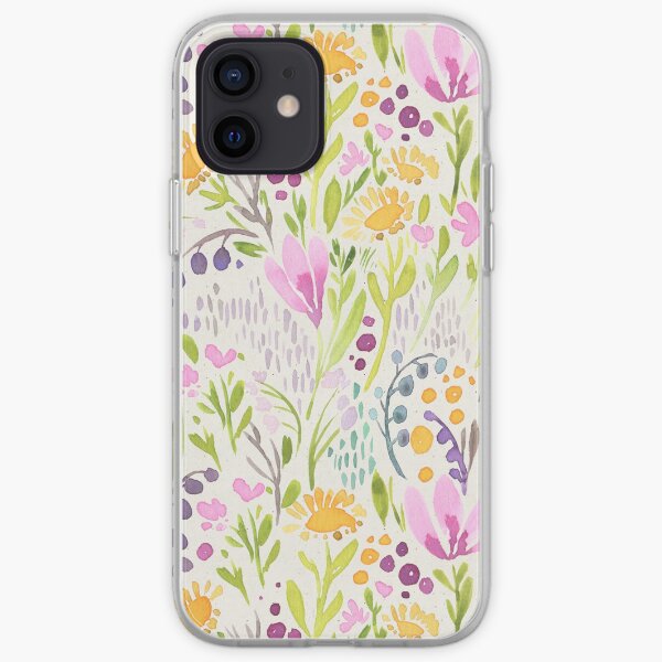 Tiny flowers iPhone Soft Case