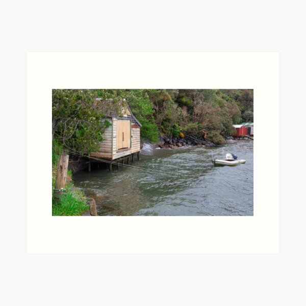 Item preview, Boathouse Stewart Island NZ designed and sold by PhotoArt by Joan Carroll.