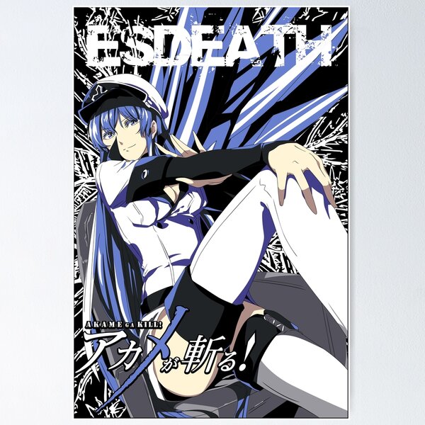 Esdeath Akame Ga Kill Anime Poster for Sale by Spacefoxart