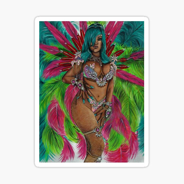 Queen of Carnival Sticker