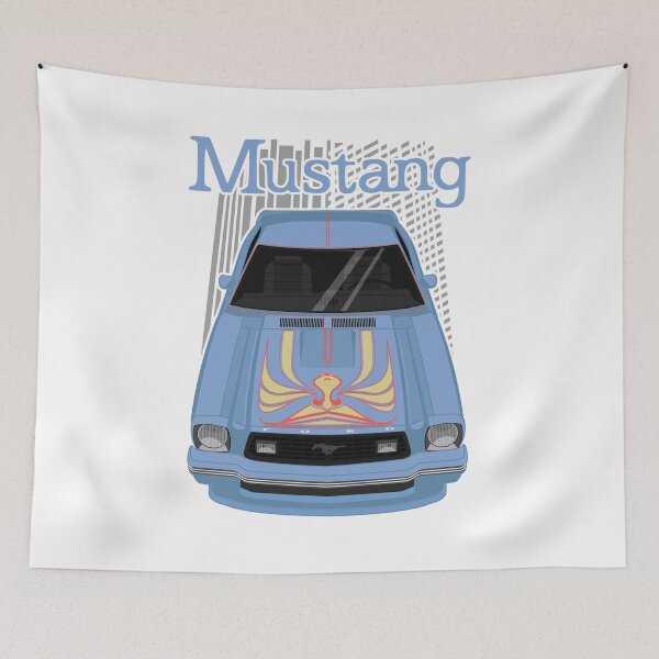 Item preview, Mustang King Cobra 1978 - Bright Blue designed and sold by V8social.