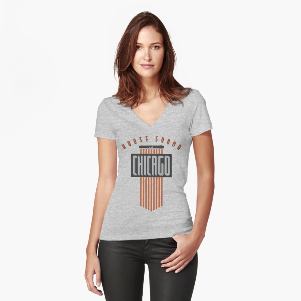 Item preview, Fitted V-Neck T-Shirt designed and sold by HSOC.