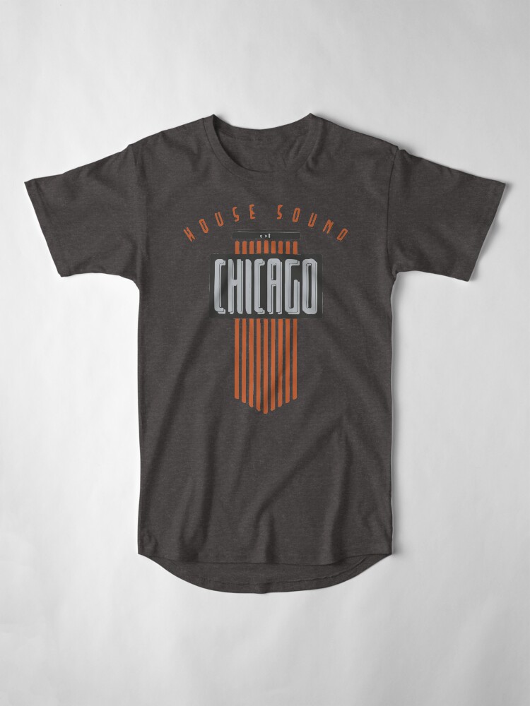 Alternate view of House Sound Of Chicago (one) Long T-Shirt