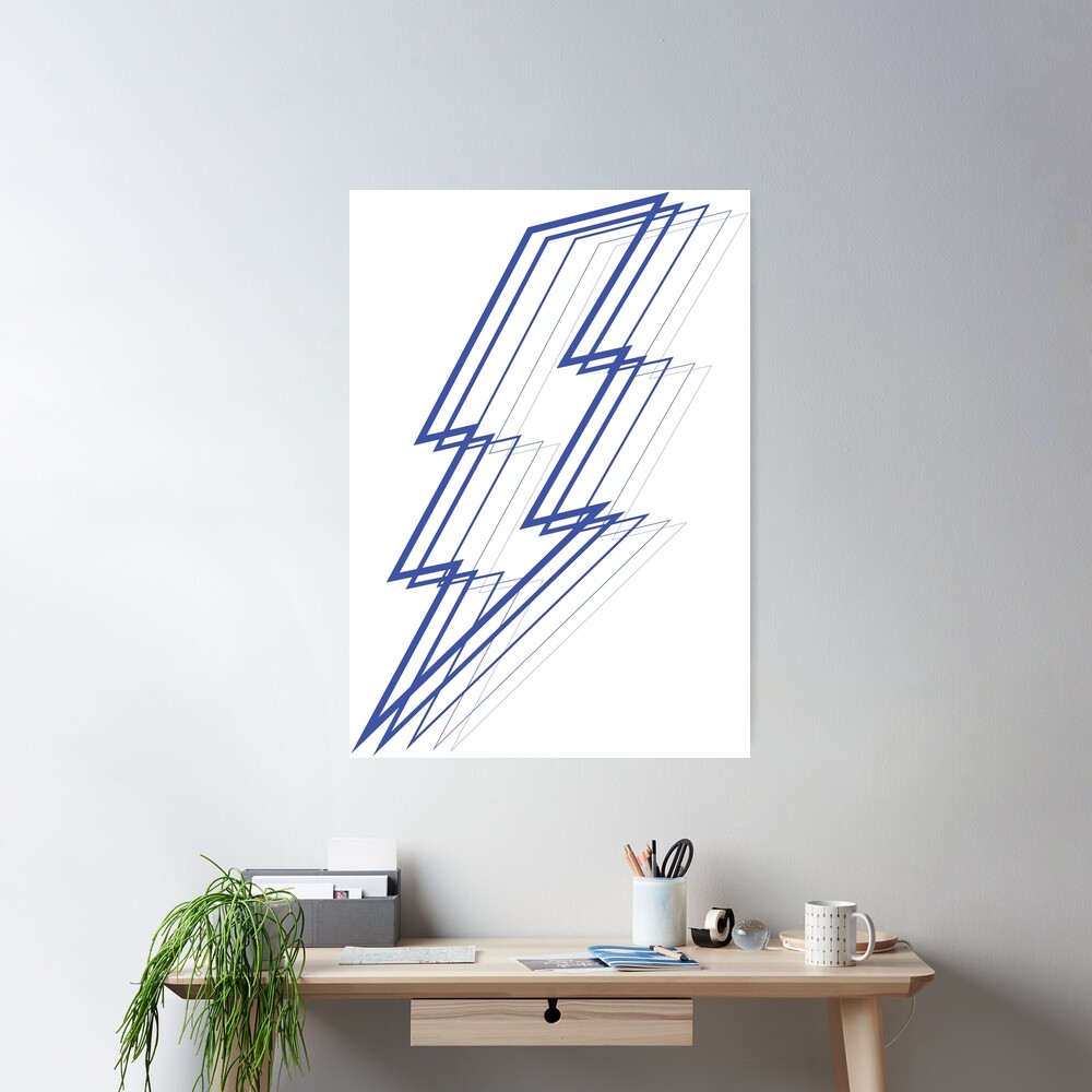 Blue Lightning Poster