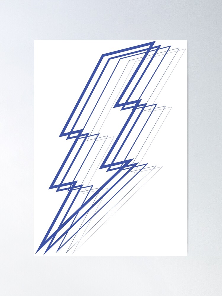 Alternate view of Blue Lightning Poster