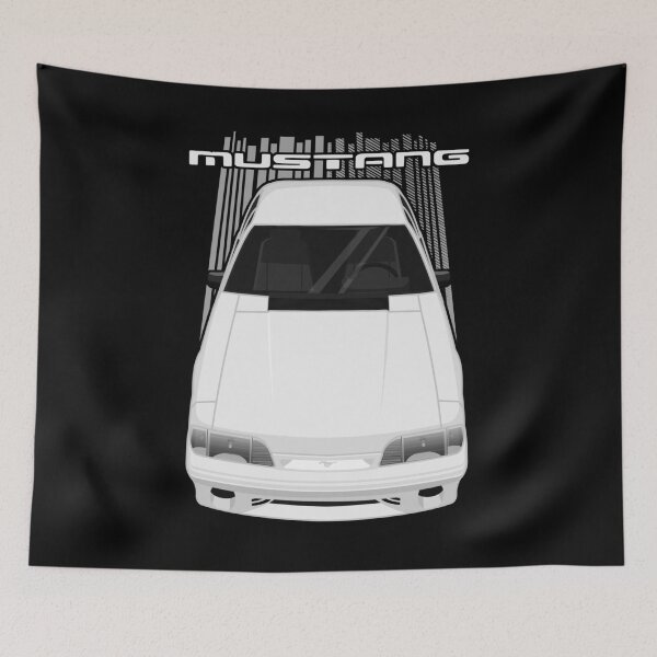 Item preview, Mustang 1987 to 1993 Fox - White designed and sold by V8social.