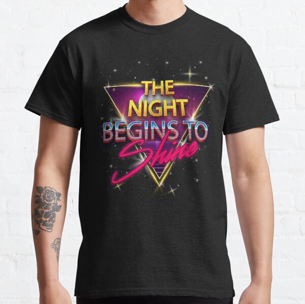 night begins to shine shirt