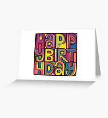 Happy Birthday Card Greeting Card