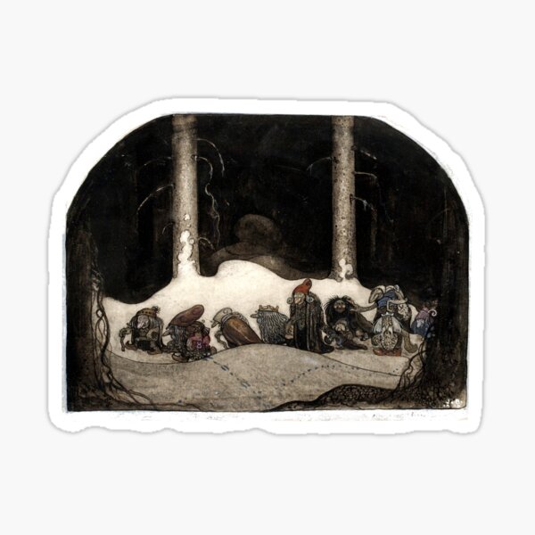 Item preview, Tomten - Christmas Night - John Bauer designed and sold by forgottenbeauty.