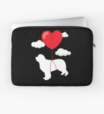 T-Shirt des Neufundland-Valentinstags niedliches Geschenk für Hundebesitzer Laptoptasche
