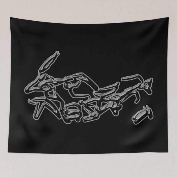 Item preview, R1200GS - Enduro - Calligraphy - Liquid Metallic designed and sold by logotechdesign.