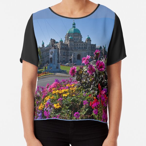 Canada. British Columbia. Victoria. Parliament. Chiffon Top