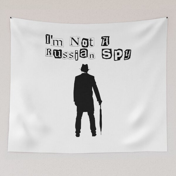 Item preview, I'm Not A Russian Spy Funny Espionage designed and sold by phoxydesign.