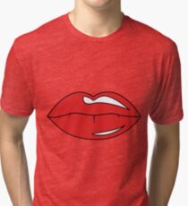 Üppige Lippen Vintage T-Shirt