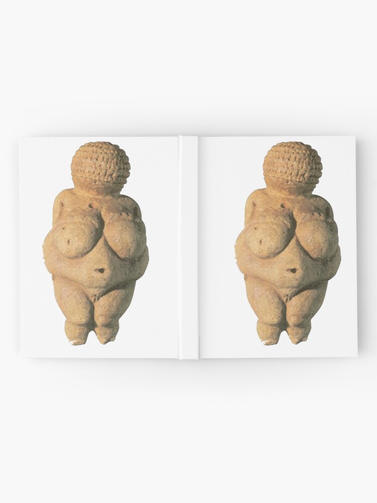Alternate view of #Venus of #Willendorf #artifact sculpture art figurine statue humanbody #VenusofWillendorf Hardcover Journal