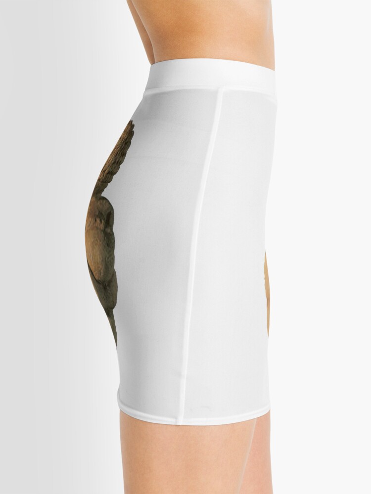 Alternate view of #Venus of #Willendorf #artifact sculpture art figurine statue humanbody #VenusofWillendorf Mini Skirt