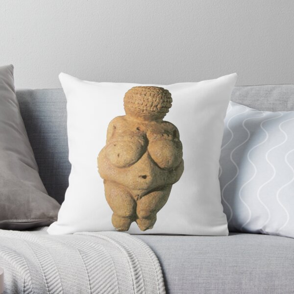 #Venus of #Willendorf #artifact sculpture art figurine statue humanbody #VenusofWillendorf Throw Pillow