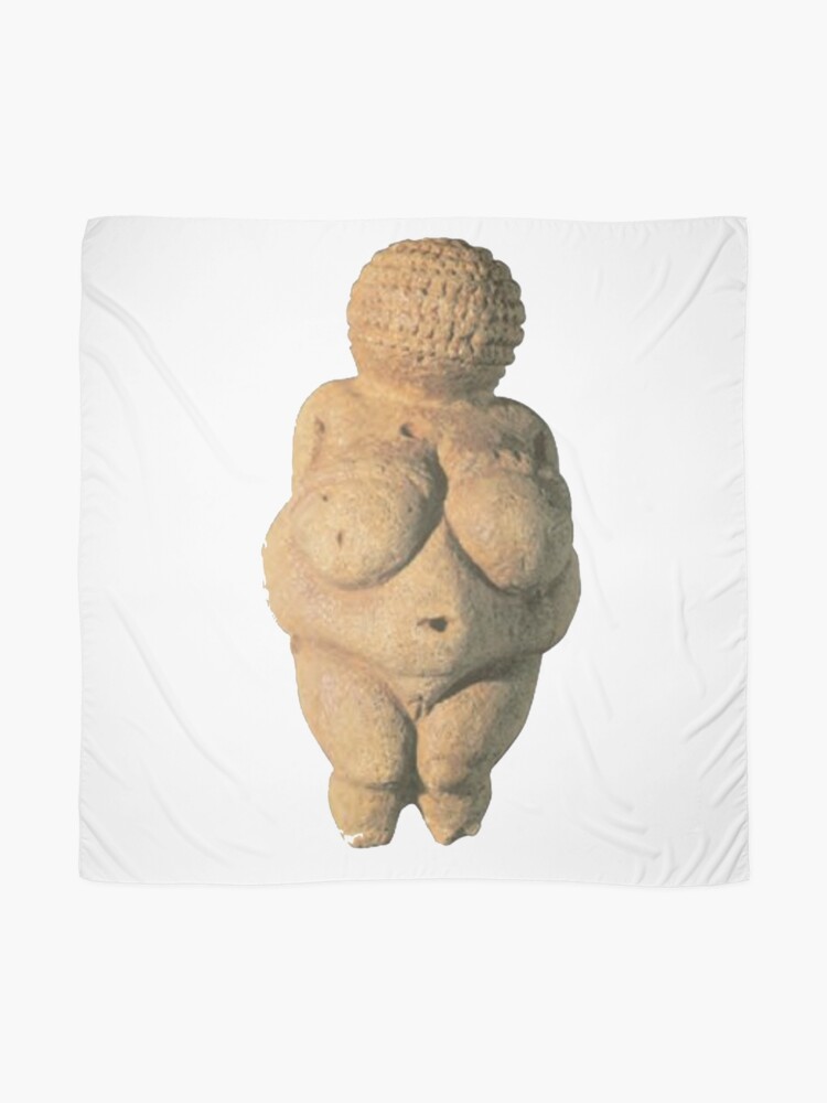 Alternate view of #Venus of #Willendorf #artifact sculpture art figurine statue humanbody #VenusofWillendorf Scarf