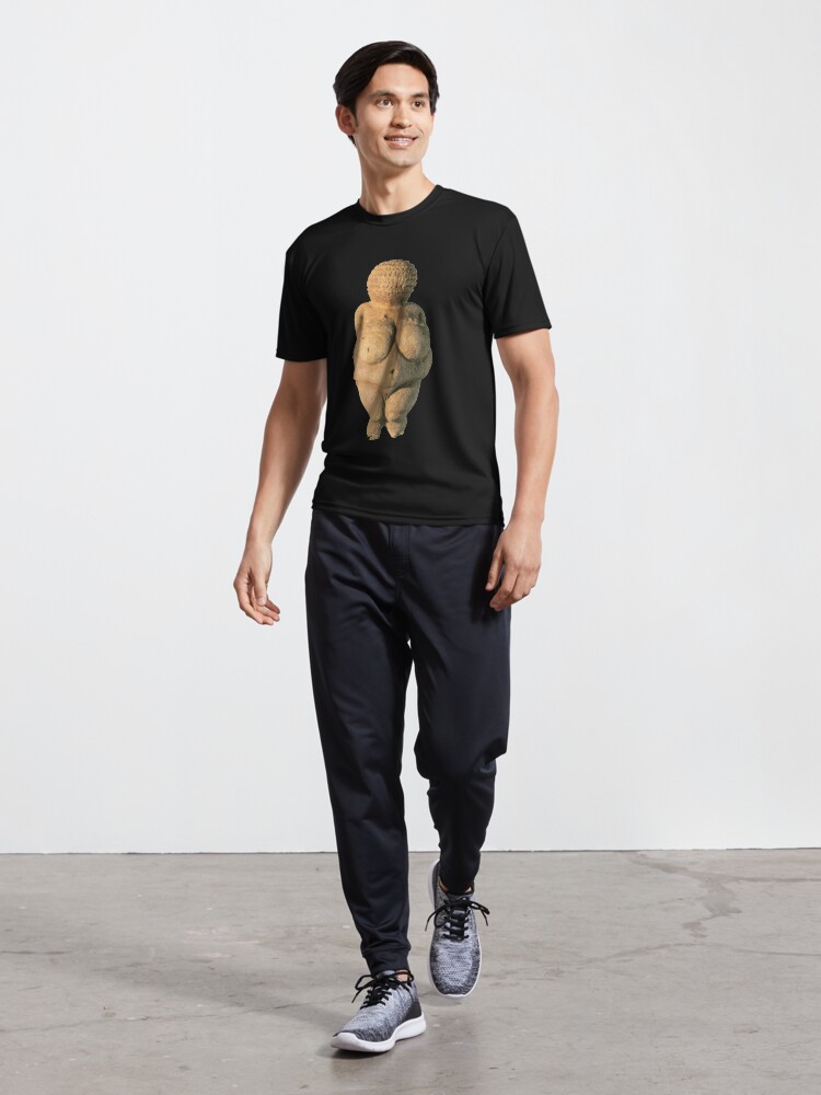 Alternate view of #Venus of #Willendorf #artifact sculpture art figurine statue humanbody #VenusofWillendorf Active T-Shirt