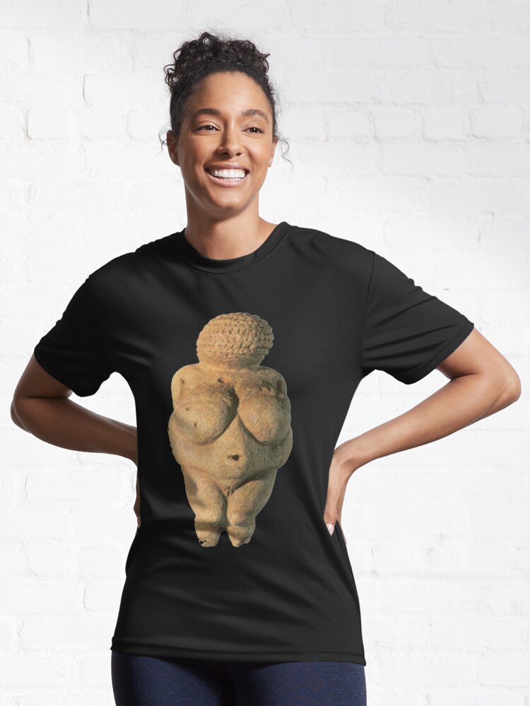 Alternate view of #Venus of #Willendorf #artifact sculpture art figurine statue humanbody #VenusofWillendorf Active T-Shirt