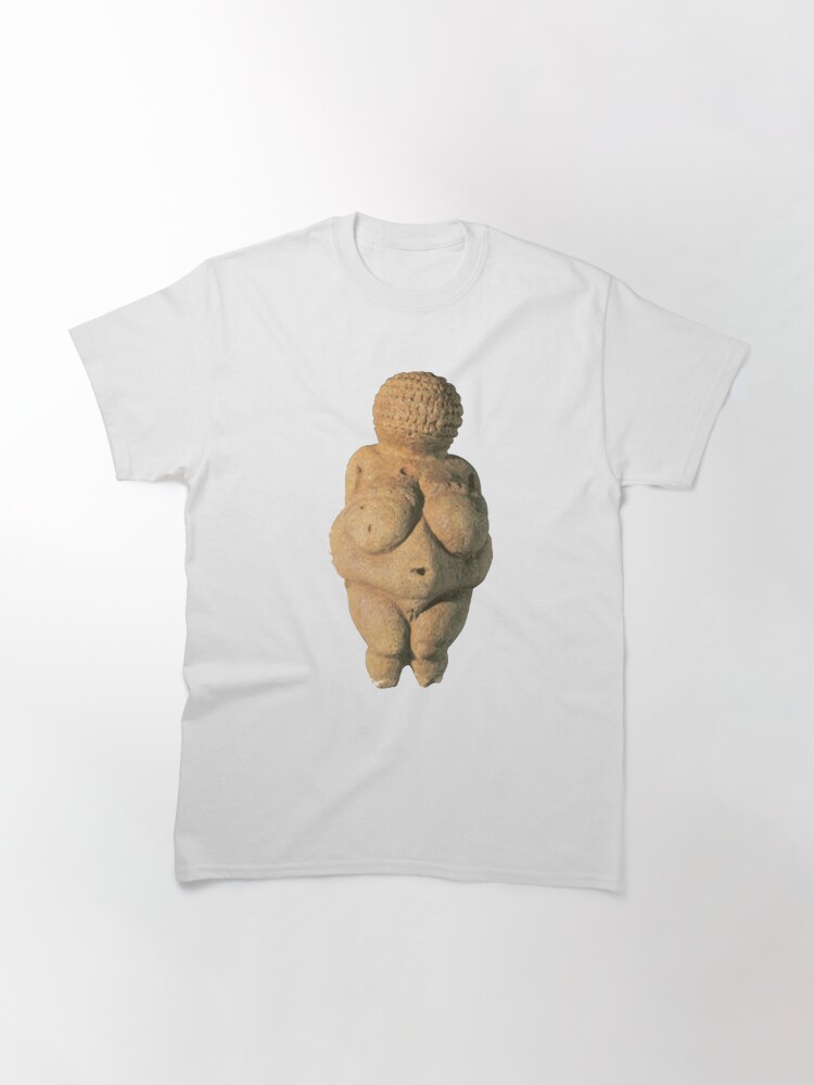 Alternate view of #Venus of #Willendorf #artifact sculpture art figurine statue humanbody #VenusofWillendorf Classic T-Shirt
