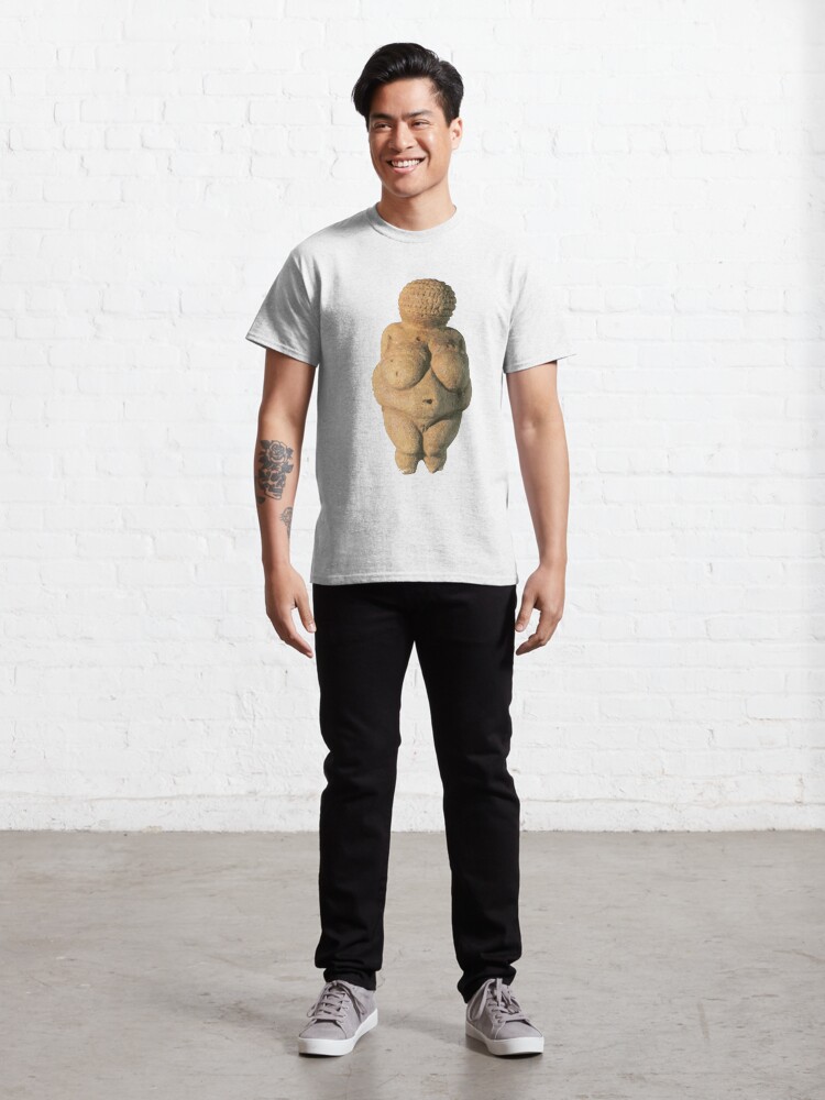 Alternate view of #Venus of #Willendorf #artifact sculpture art figurine statue humanbody #VenusofWillendorf Classic T-Shirt