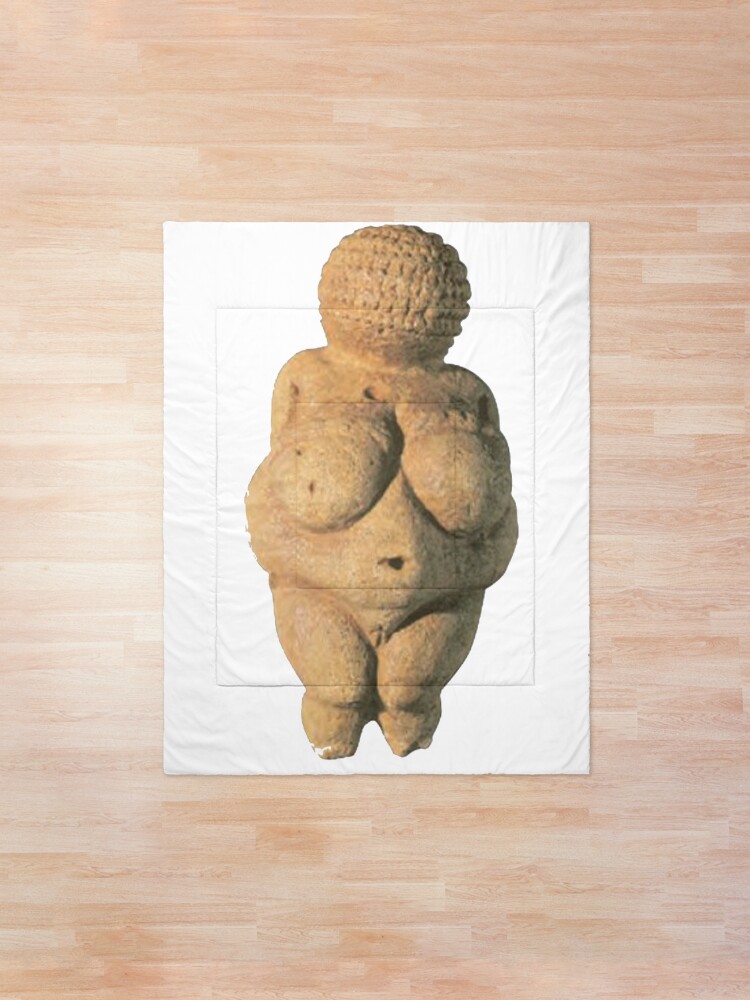 Alternate view of #Venus of #Willendorf #artifact sculpture art figurine statue humanbody #VenusofWillendorf Comforter