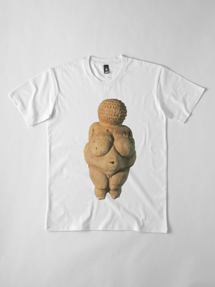 Alternate view of #Venus of #Willendorf #artifact sculpture art figurine statue humanbody #VenusofWillendorf Premium T-Shirt