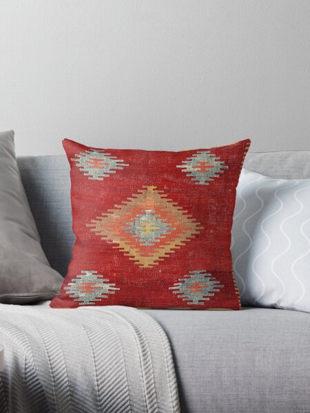 Item preview, Çal  Antique Turkish Kilim Print designed and sold by Vicky Brago-Mitchell®.