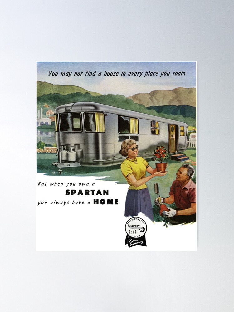 The Motor Home Of the '50s  Poster for Sale by taspaul