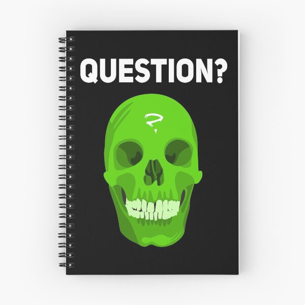 Item preview, Death Skull Question Strange Spooky T-Shirt designed and sold by Joepseudo.