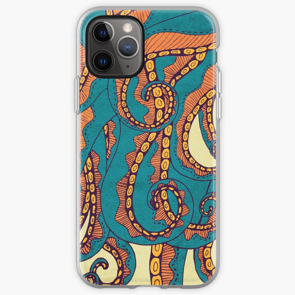 Octopus Iphone Case And Cover By Arcturusart Redbubble