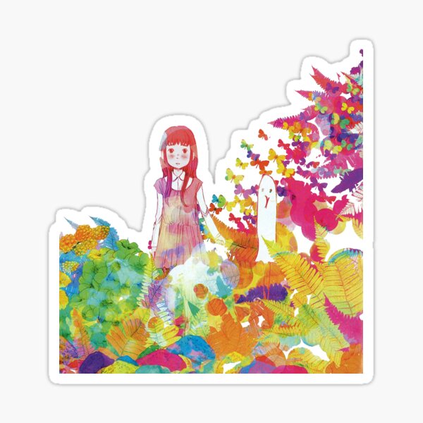 Oyasumi PunPun Rainbow Pegatina