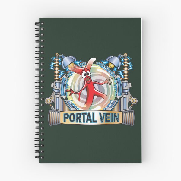 Item preview, Portal Vein Teleporter Cartoon - Funny Anatomy Series designed and sold by Zit-Zat-Zot.