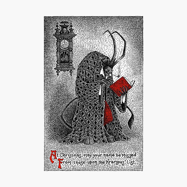 Item preview, The Krampus' List designed and sold by JELarson.