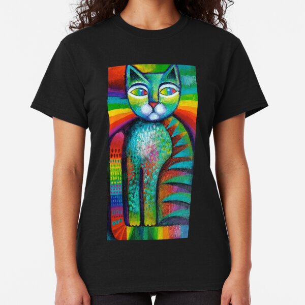 Cat Fine Art T-Shirts | Redbubble