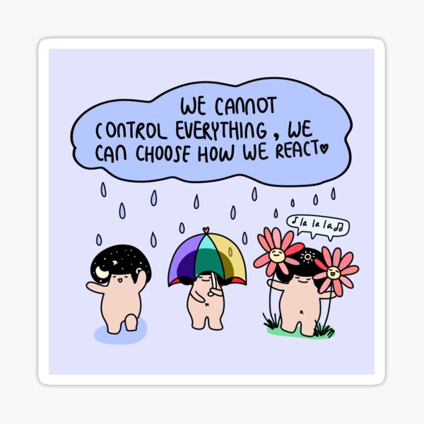Be happy, choose positivity Sticker