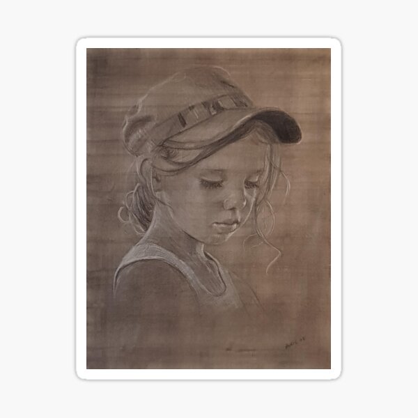 Item preview, Jess - Drawing  by Avril Thomas - Adelaide / South Australia Artist designed and sold by AvrilThomasart.