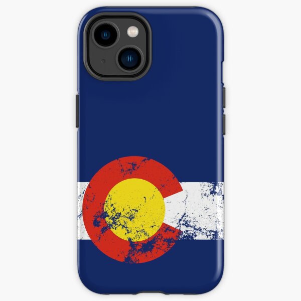 vintage colorado flag iPhone Tough Case