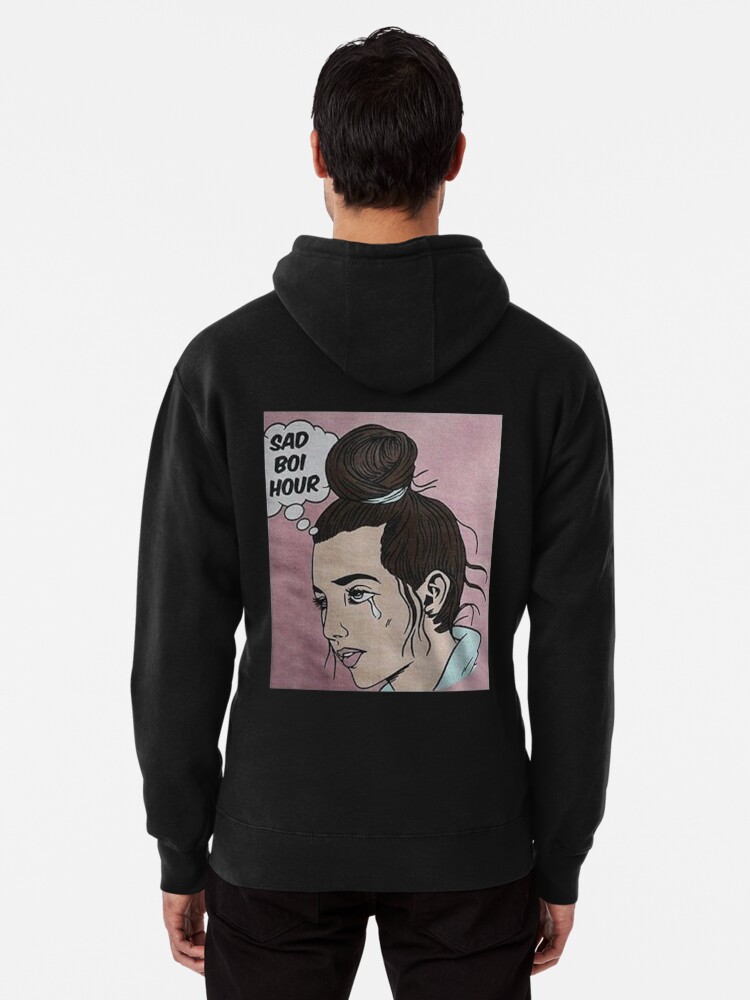 Emma Chamberlain Sad Boi Hour Pullover Hoodie By Shriz Redbubble