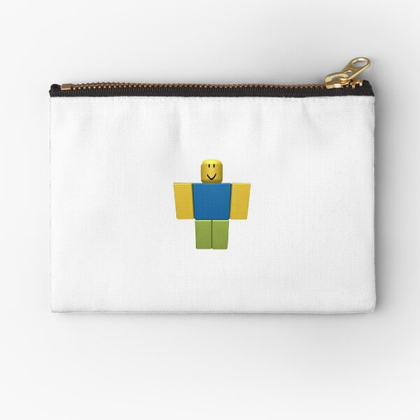 Noob Roblox Oof Funny Meme Dank Zipper Pouch By Franciscoie Redbubble - roblox shirt zipper