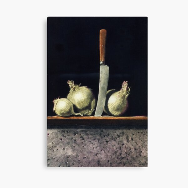 Three Onions Canvas Print
