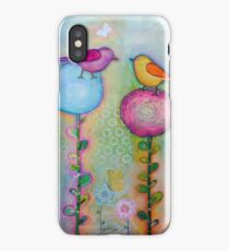 Birds in the Garden iPhone Case