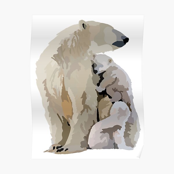 Ice Bear Santa Posters Redbubble - santa polar bear roblox